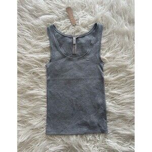 Skims Soft Lounge Tank Top Heather Grey Size XS